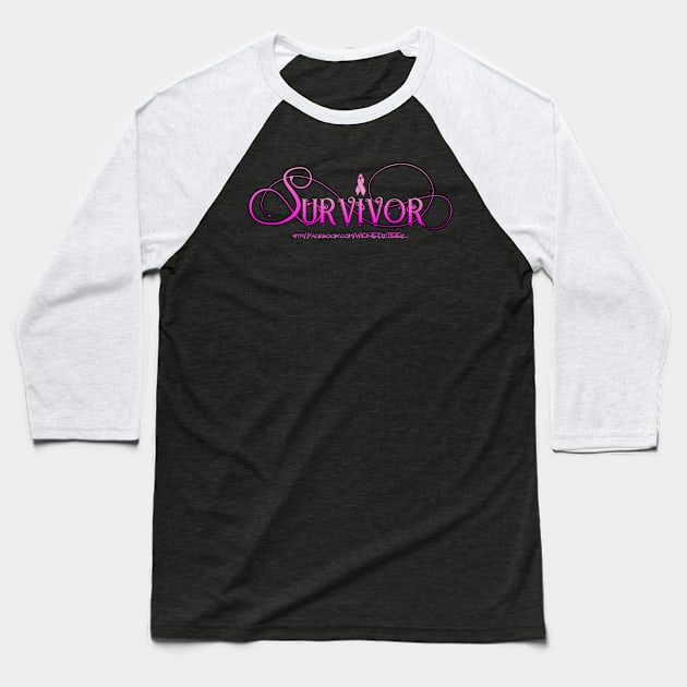 Survivor Baseball T-Shirt by Wicked9mm